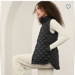 Athleta Whisper Featherless Puffer Vest, Medium EUC